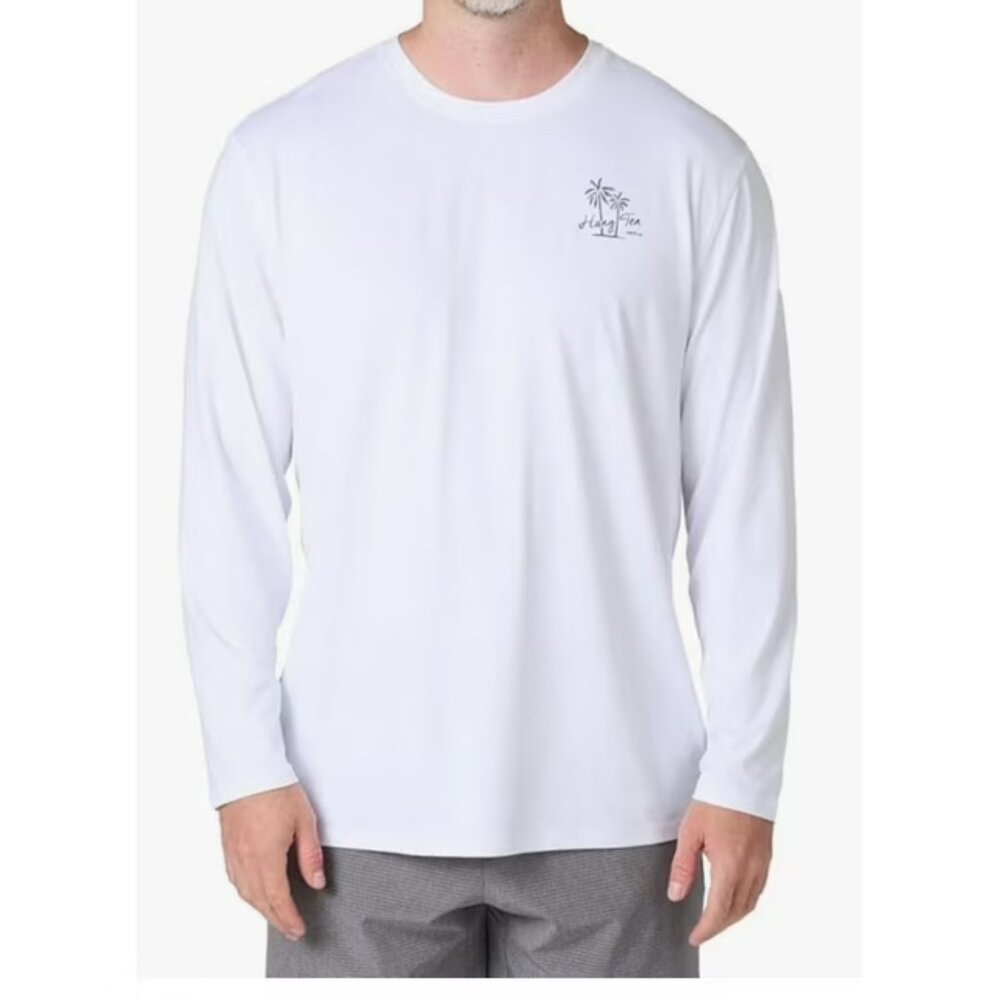‌Hang Ten Men's Long Sleeve Sun Shirt, UPF 50+ and Quick Dry